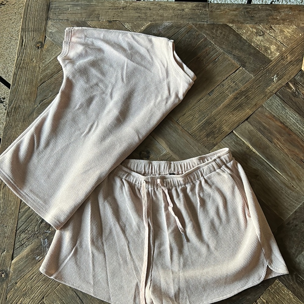 Waffle lounge set